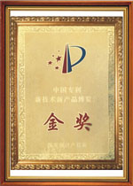 中國專利新技術(shù)新產(chǎn)品博覽會(huì) 金獎(jiǎng)